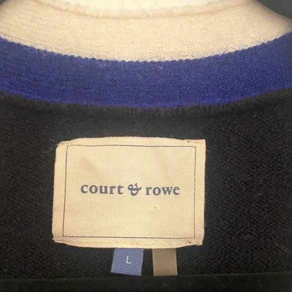 Court & Rowe stripe trim cardigan - Picture 2 of 5